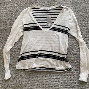 Splendid Striped Long-Sleeved Tee, size S NWT